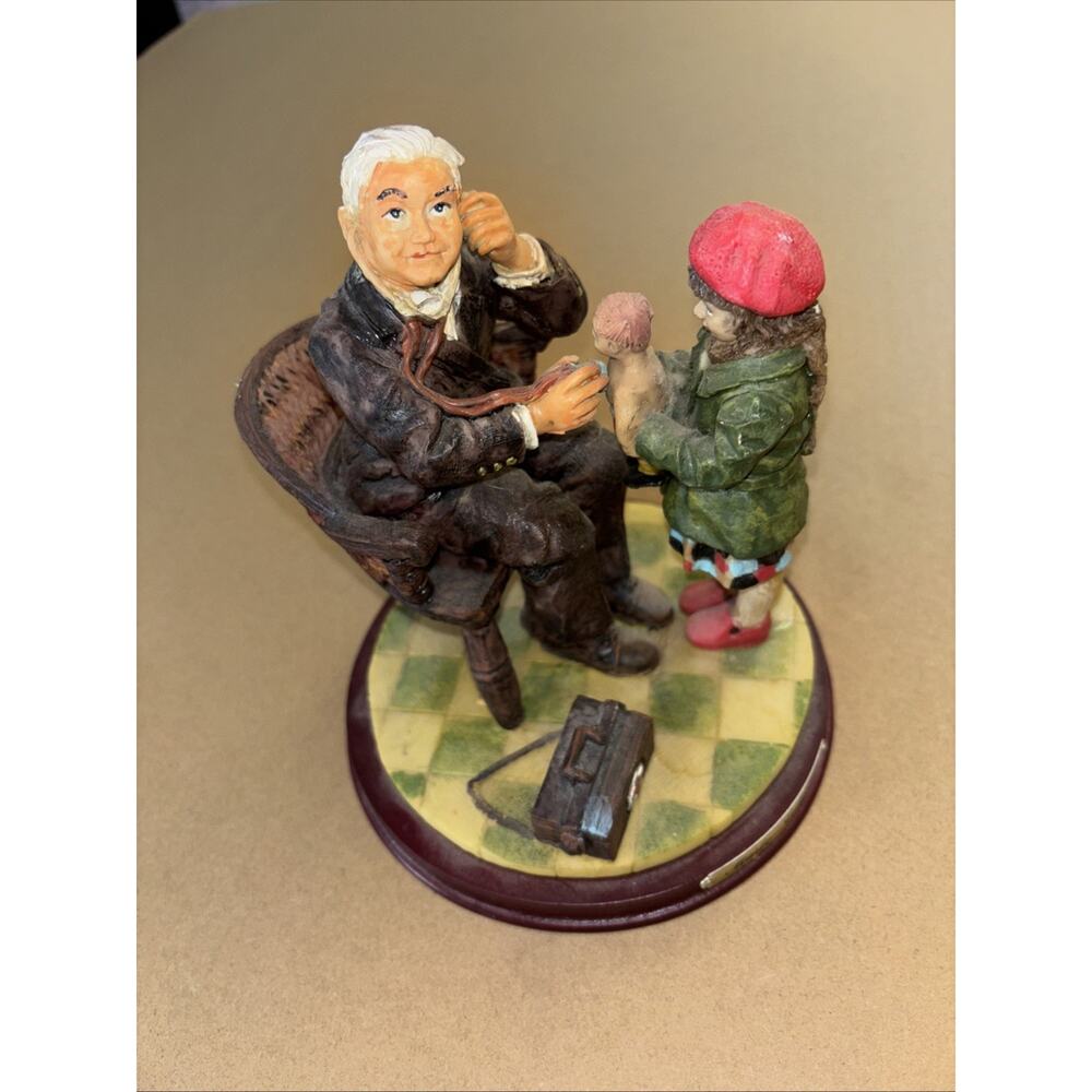 Vintage Marlo Collection Doctor and the Doll Girl Figurine 7" Red Hat